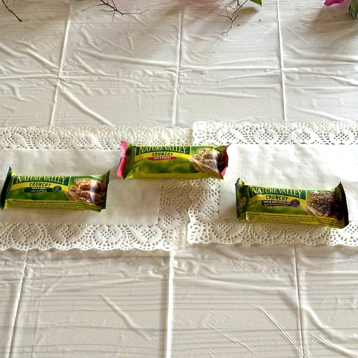 Energy bars (Nature Valley Crunchy)