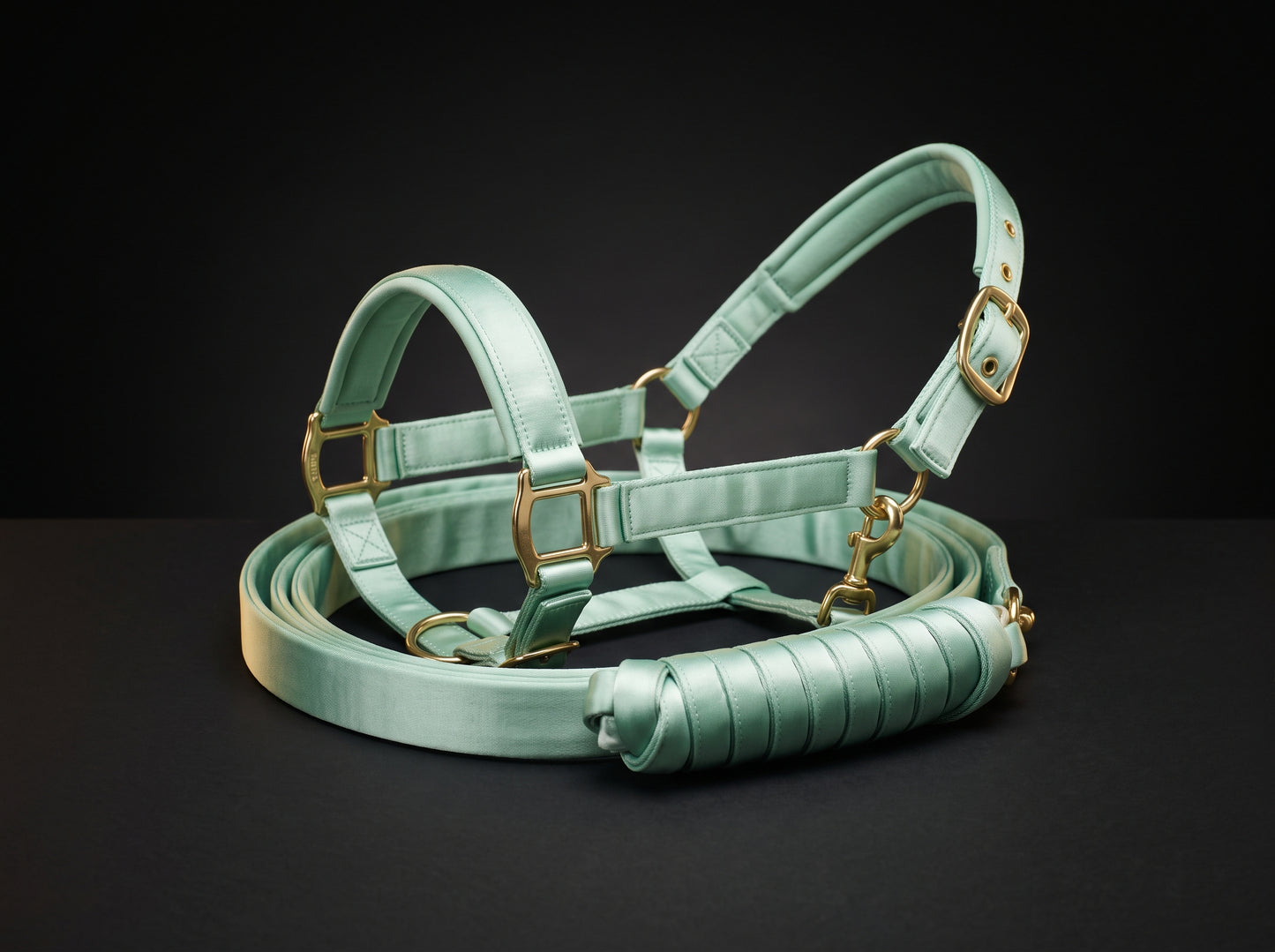 Perlon Halter Satin — Mint (Pony)