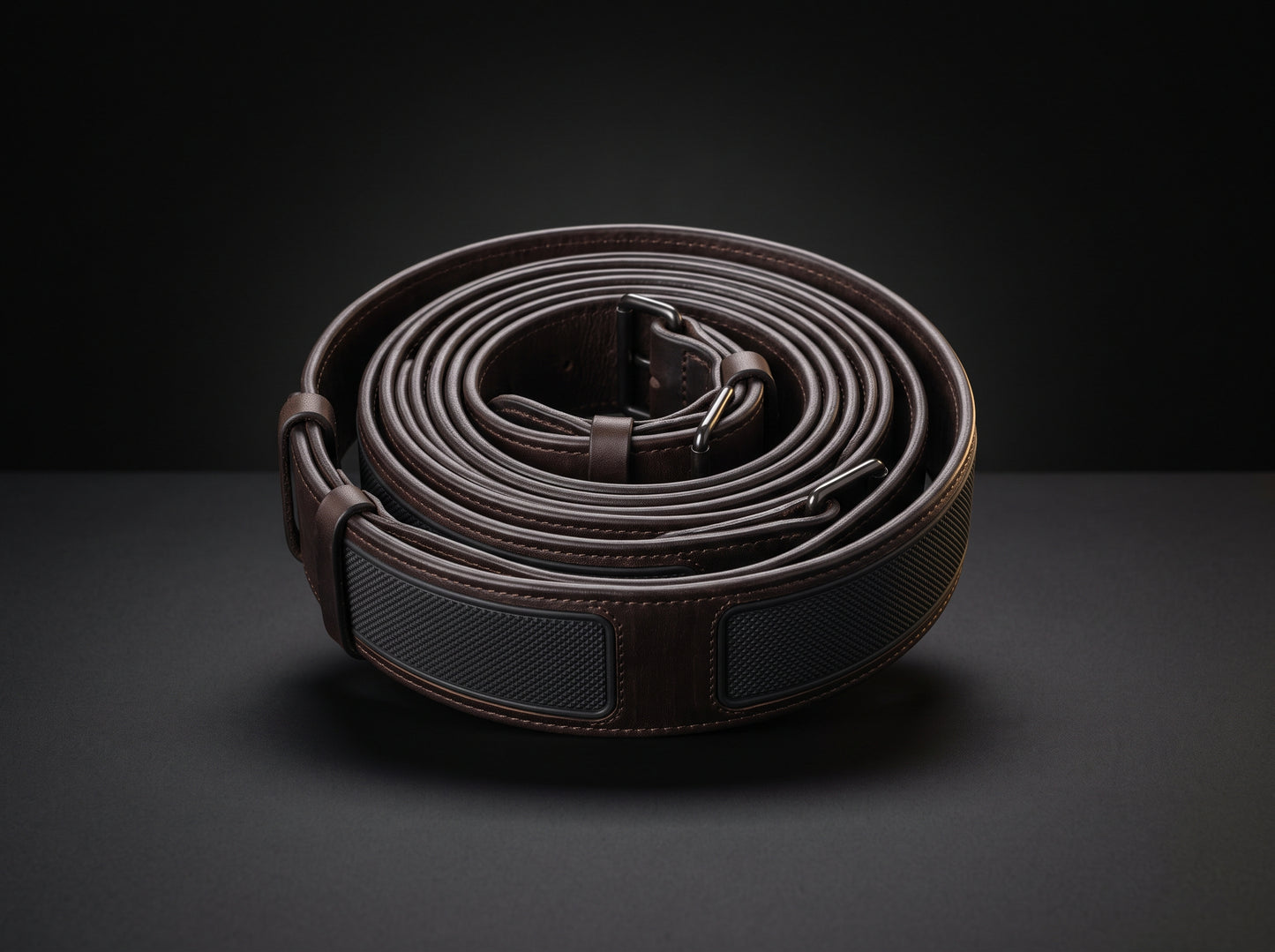 Staffil Biothane with Leather Fender