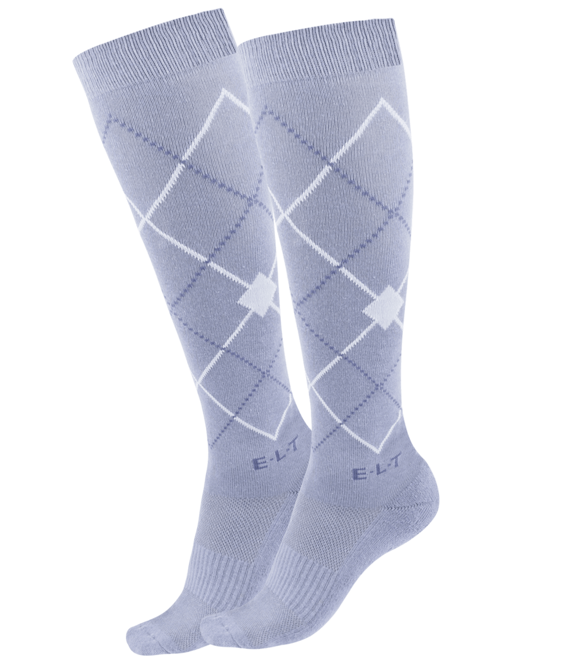 Waldhausen Riding Socks Argyle Blue-Grey