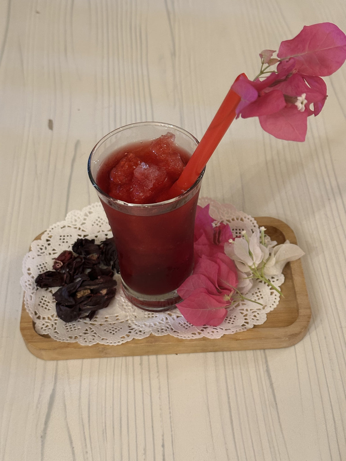 Karkadeh Cooler with hibiscus