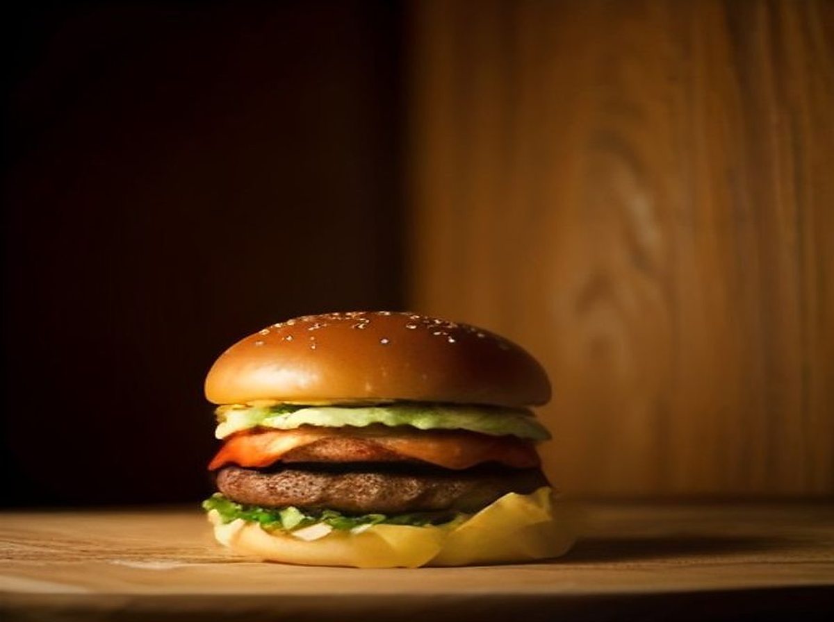 Beef Trio Burger with Fries