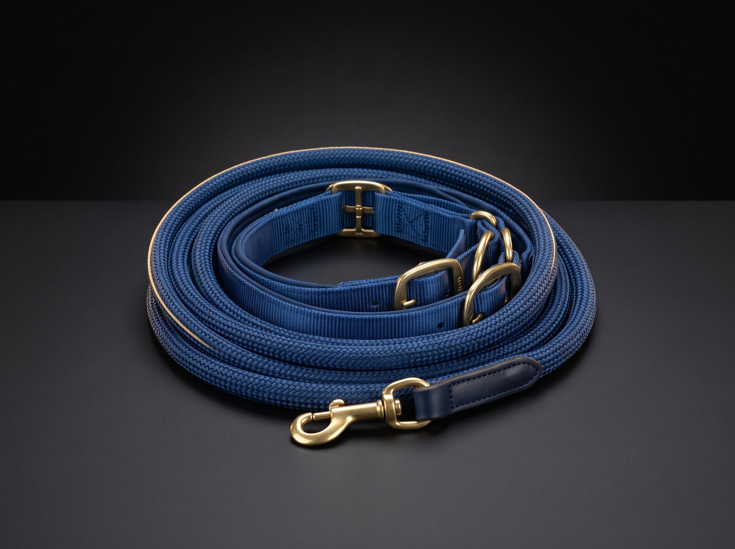 Perlon Halter Satin — Blue (Cob)