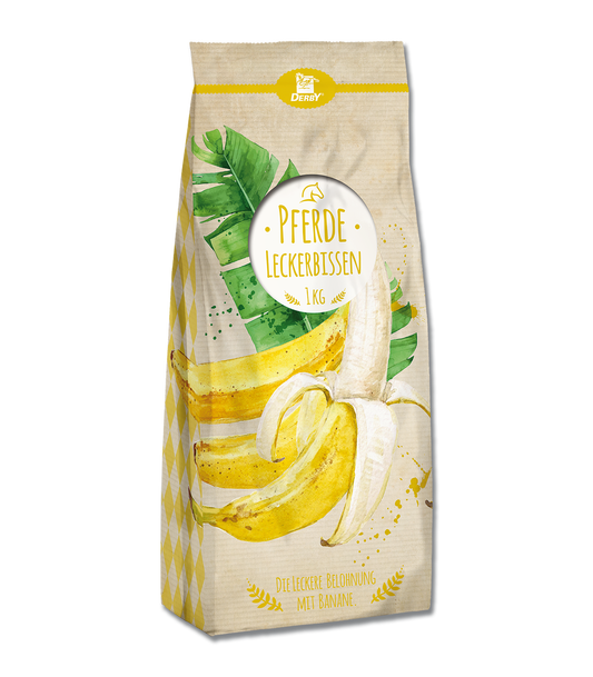 Derby Horse Treats Banana 1 kg